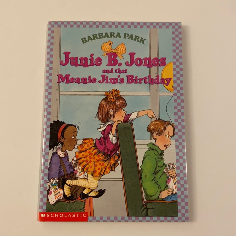 Junie B. Jones and the Meanie Jim’s Birthday Barbara Park Excellent Condition